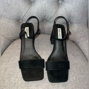 Black Velvet Steve Madden Heels